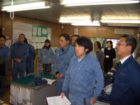 朝礼の写真