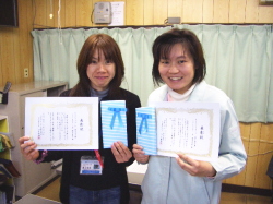 ありがとうカード最多発信受信者の写真