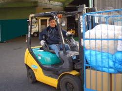 荷物移動中の写真