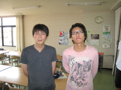 初参加の二人の写真