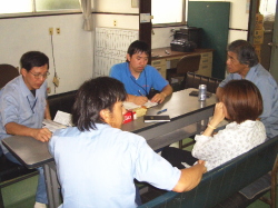 早帰りチームのメンバー集合写真