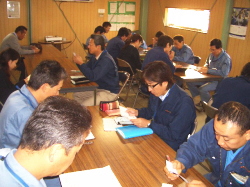 参加した社員の写真