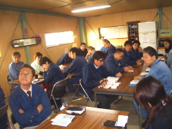 参加した社員の写真